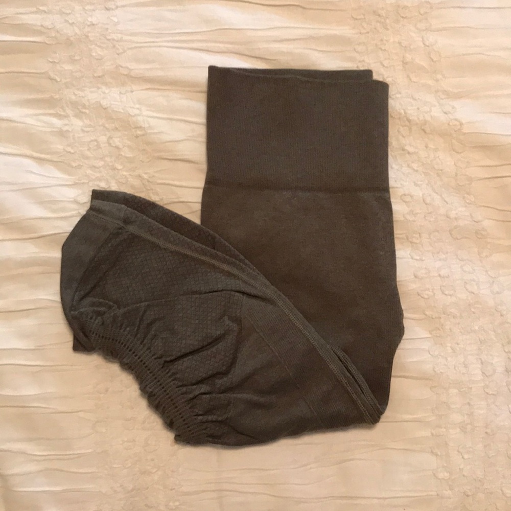 Lululemon olive green In The Flow pant